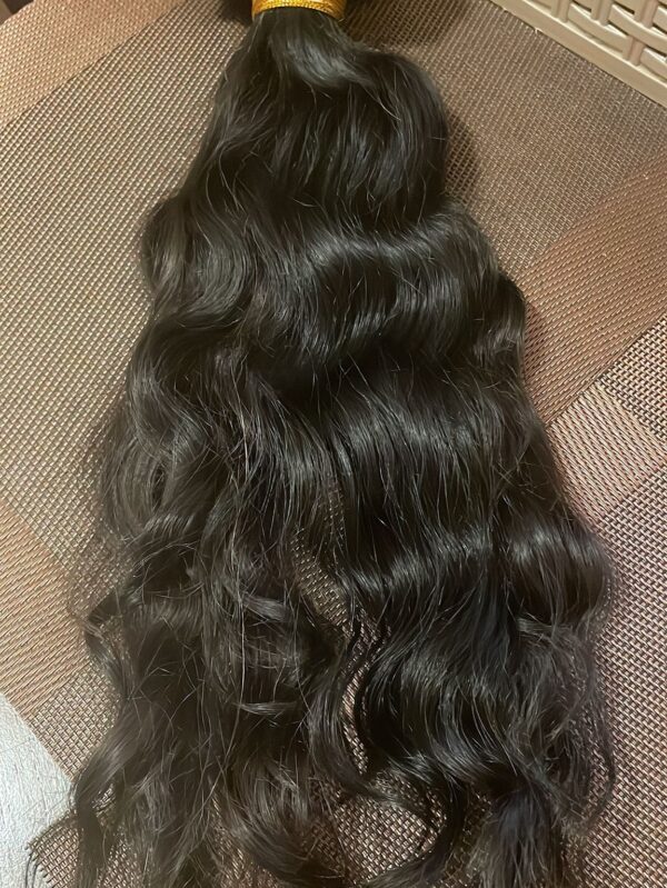 Black Wave Hair - 16 Inches - Image 2