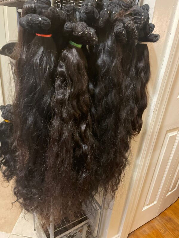 Black Wave Hair - 16 Inches - Image 4