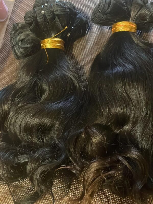 Virgin Indian Hair Extensions - Sizes 12, 18, 20, 24 Inches - Image 5